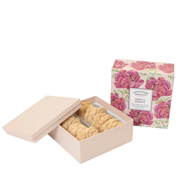 Pink Rose Lemon & Coconut Swirl Biscuits Box Dickinson Jewelers Dunkirk, MD