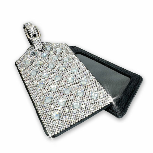 Jacqueline Kent Silver Crystals Luggage Tag Dickinson Jewelers Dunkirk, MD