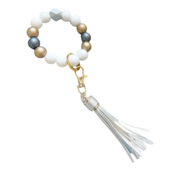 Two-Tone Wristband Keychain Dickinson Jewelers Dunkirk, MD