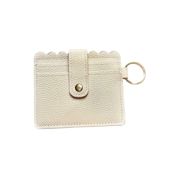 Cream Credit Card Holder Wallet Keychain Dickinson Jewelers Dunkirk, MD