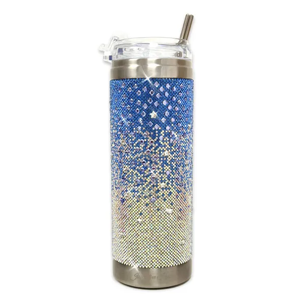 Jacqueline Kent Blue Frost Azure Ombre Crystals Tumbler Dickinson Jewelers Dunkirk, MD