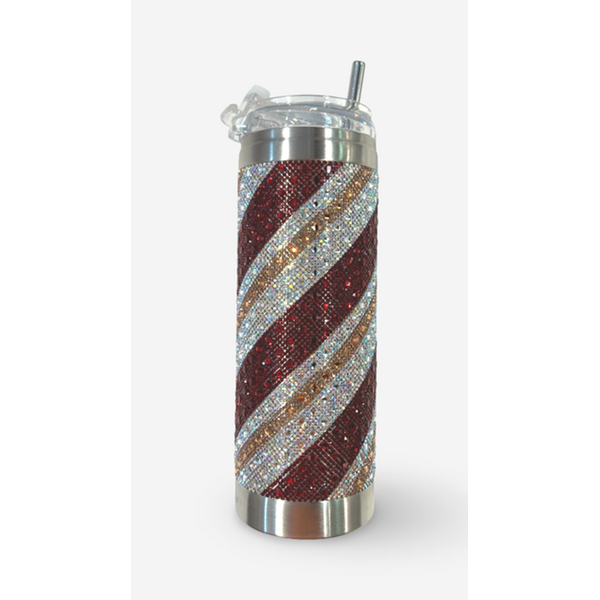 Candy Cane Crystals Tumbler - 20oz. Dickinson Jewelers Dunkirk, MD