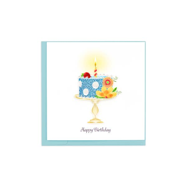 Handmade Quilled Whimsical Birthday Cake Greeting Card Dickinson Jewelers Dunkirk, MD