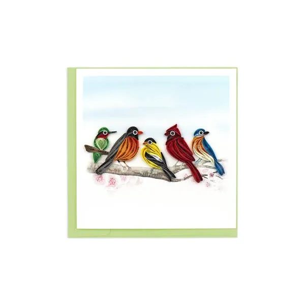 Handmade Quilled Songbirds Greeting Card Dickinson Jewelers Dunkirk, MD