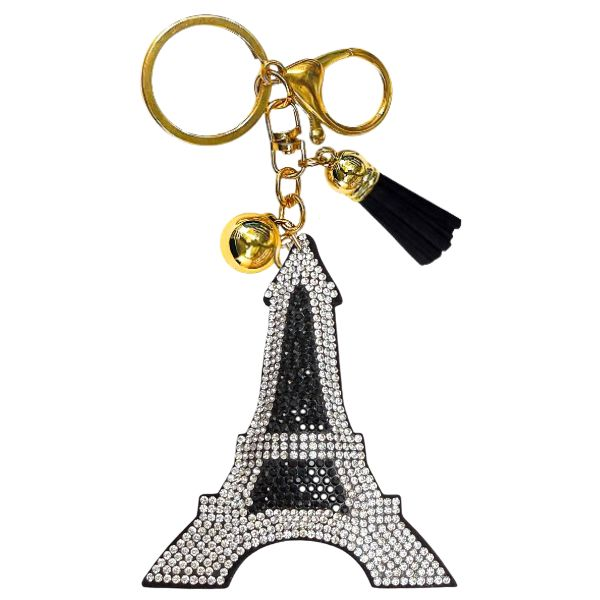 Eiffel Tower Sparkle Cushion Keychain Dickinson Jewelers Dunkirk, MD