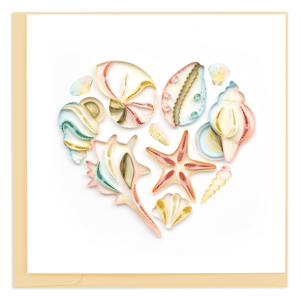 Handmade Quilled Seashell Greeting Card Dickinson Jewelers Dunkirk, MD