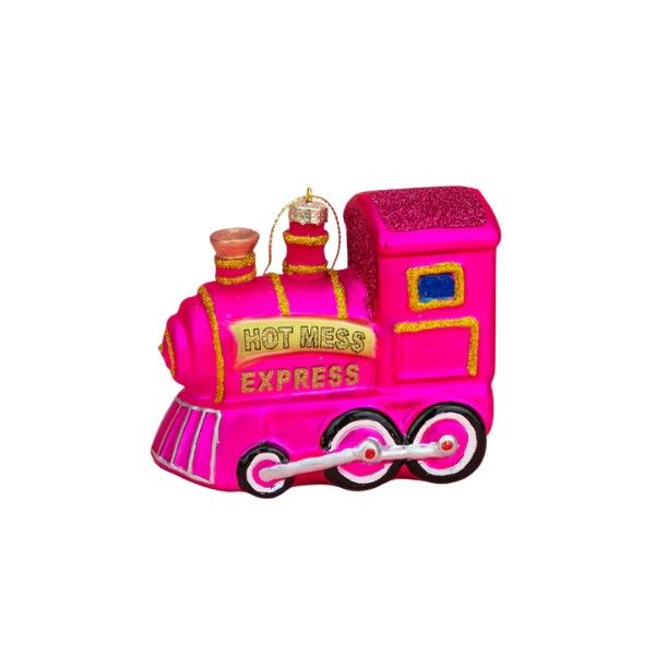 Glass Blown Train Ornament Dickinson Jewelers Dunkirk, MD