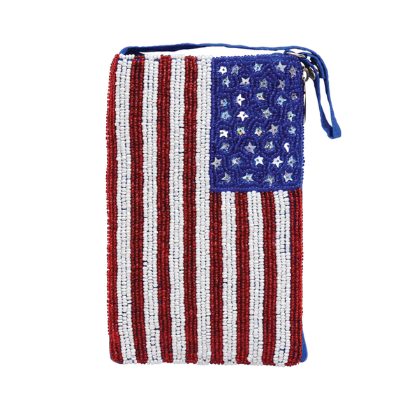 Hand Beaded Stars and Stripes Bag Dickinson Jewelers Dunkirk, MD