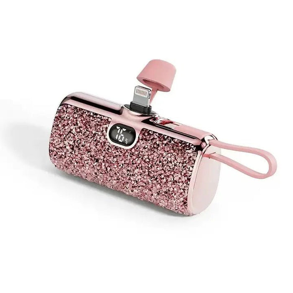 Rose Glitter USB-C Power Bank Dickinson Jewelers Dunkirk, MD