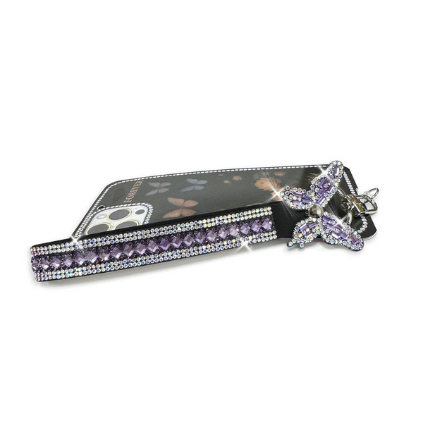 Purple Crystals Phone Wrist Lanyard Dickinson Jewelers Dunkirk, MD