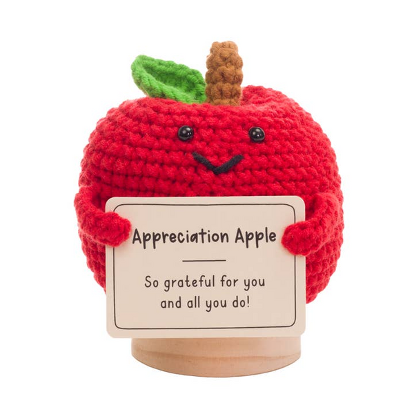 Crochet Friends Appreciation Apple Necklace Dickinson Jewelers Dunkirk, MD