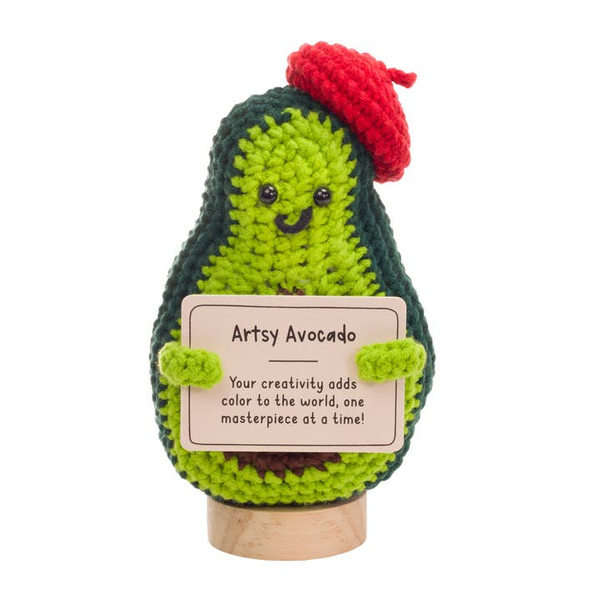 Crochet Friends Artsy Avocado Necklace Dickinson Jewelers Dunkirk, MD
