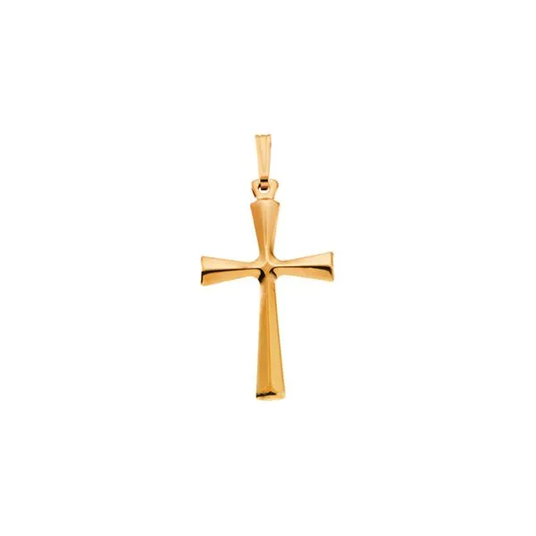 14k Yellow Gold Cross Pendant Dickinson Jewelers Dunkirk, MD