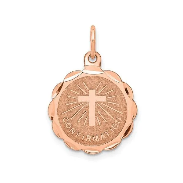 14k Rose Gold Confirmation Charm Dickinson Jewelers Dunkirk, MD