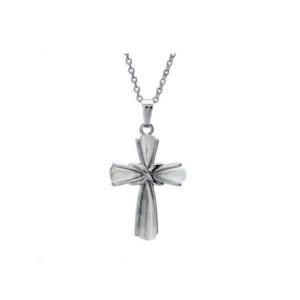 Sterling Silver Mother of Pearl Cross Pendant Dickinson Jewelers Dunkirk, MD