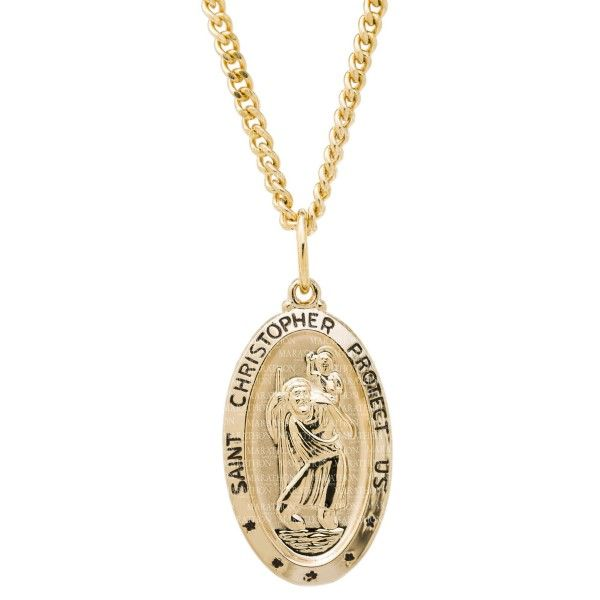 Gold Filled Saint Christopher Medal Dickinson Jewelers Dunkirk, MD