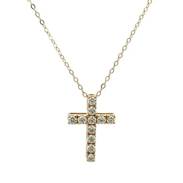 14Kt Yellow Diamond Cross Pendant Dickinson Jewelers Dunkirk, MD
