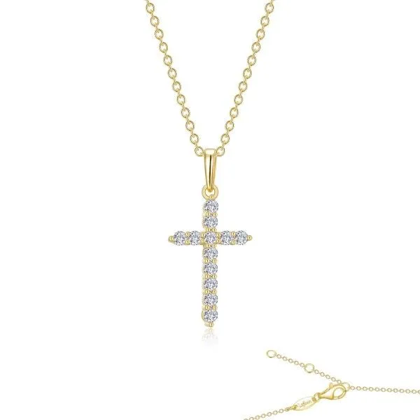 Lassaire Simulated Diamond Cross Pendant Dickinson Jewelers Dunkirk, MD