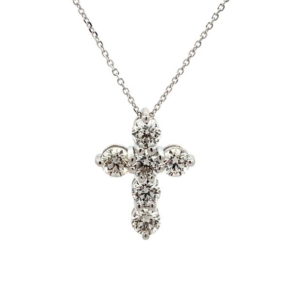 14Kt White Gold Diamond Cross Pendant Dickinson Jewelers Dunkirk, MD