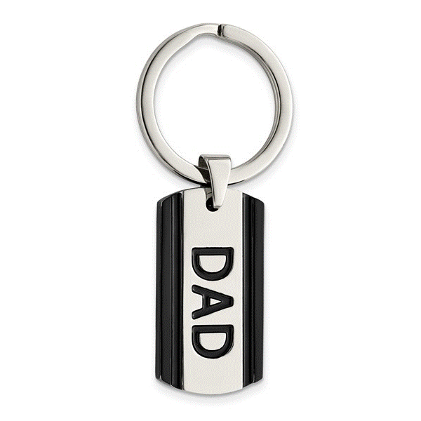 Stainless Steel DAD Key Ring Dickinson Jewelers Dunkirk, MD
