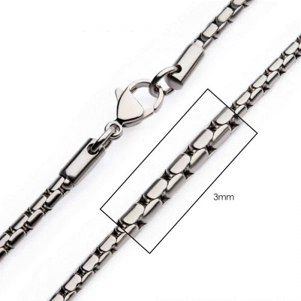 Men's Stainless Steel Boston Link Chain Dickinson Jewelers Dunkirk, MD