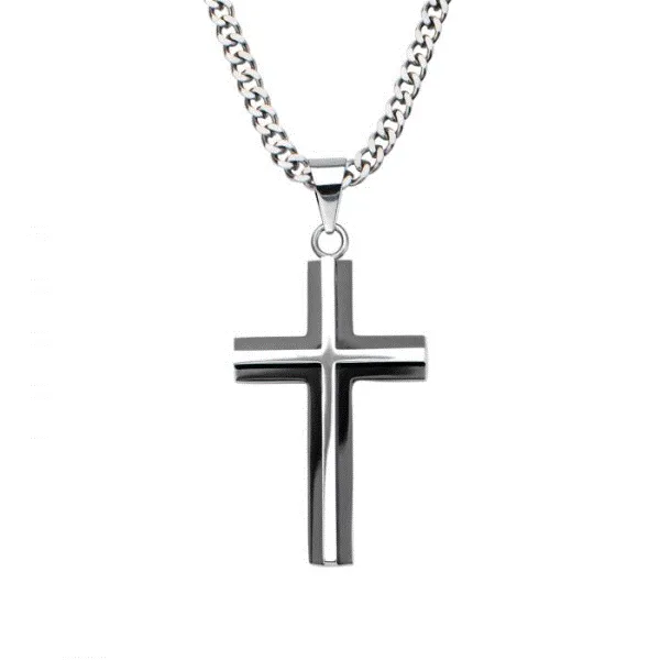 Stainless Steel Cross Pendant Dickinson Jewelers Dunkirk, MD