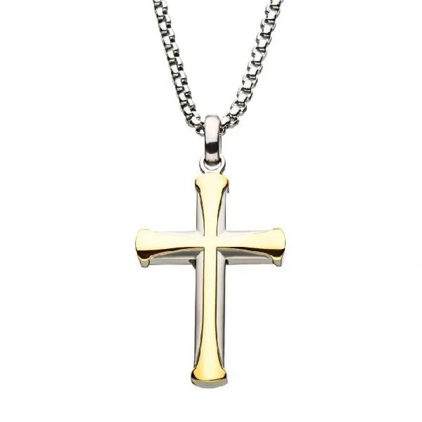 Stainless Steel Apostle Cross Pendant Dickinson Jewelers Dunkirk, MD