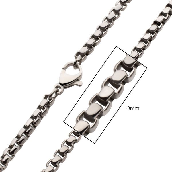Titanium Box Chain Necklace Dickinson Jewelers Dunkirk, MD