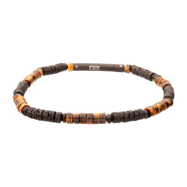 Men's Magma Tiger Heishi Bead Bracelet Dickinson Jewelers Dunkirk, MD
