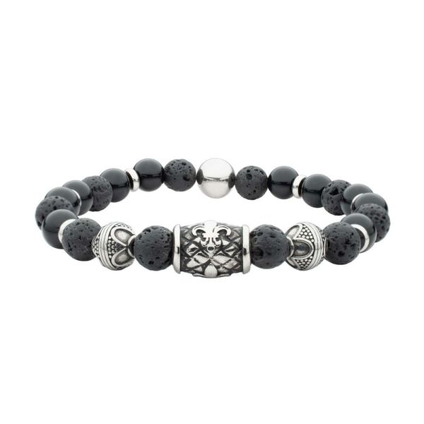 Black Onyx & Lava Stone Bracelet Dickinson Jewelers Dunkirk, MD