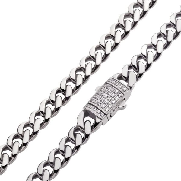 Precision Set CZ Curb Chain Dickinson Jewelers Dunkirk, MD