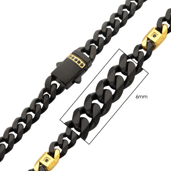 Black Sapphire Chain Necklace Dickinson Jewelers Dunkirk, MD