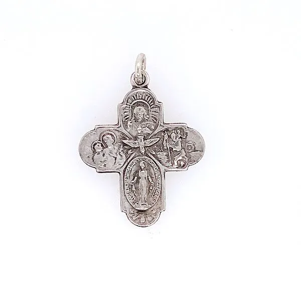 Sterling Silver Four Way Medal Pendant Dickinson Jewelers Dunkirk, MD