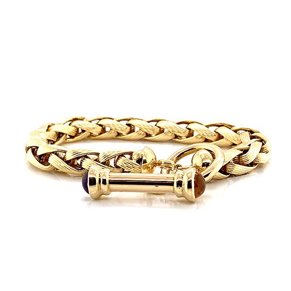 14k Yellow Gold Toggle Bracelet Dickinson Jewelers Dunkirk, MD