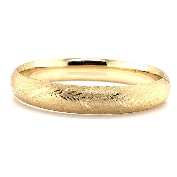 14k Yellow Gold Bangle Bracelet Dickinson Jewelers Dunkirk, MD