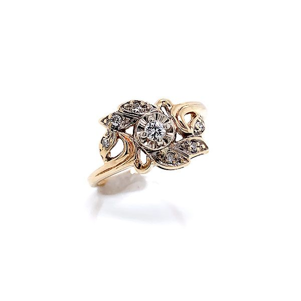 10k Yellow Gold Diamond Ring Dickinson Jewelers Dunkirk, MD