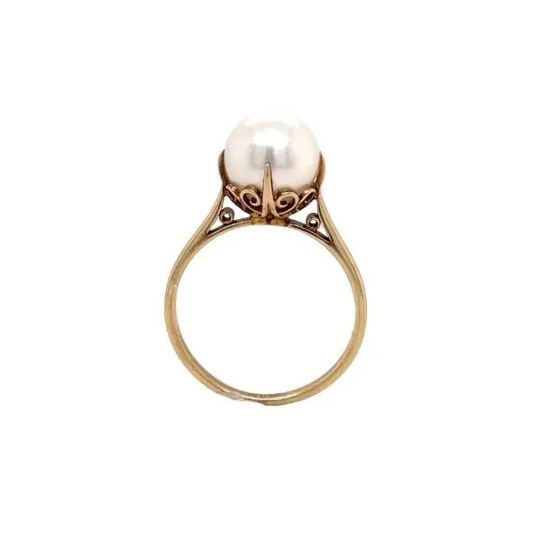 14k Yellow Gold Pearl Ring Image 2 Dickinson Jewelers Dunkirk, MD