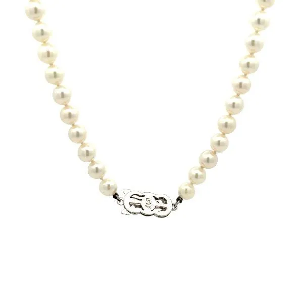 18" Strand of "MIKIMOTO" Pearls Image 2 Dickinson Jewelers Dunkirk, MD