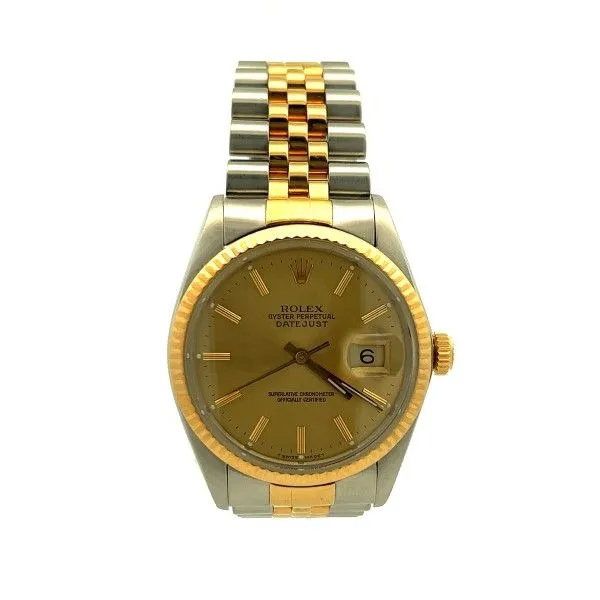 Two-Tone Oyster Perpetual Datejust Rolex Watch Dickinson Jewelers Dunkirk, MD