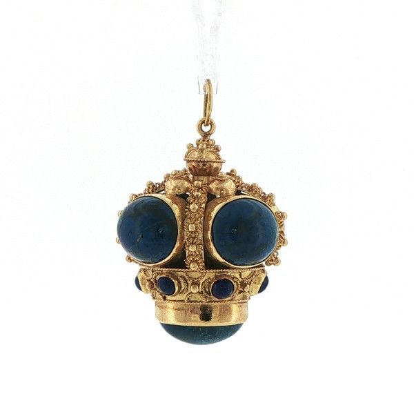 18ky Lapis Oversized Charm Dickinson Jewelers Dunkirk, MD