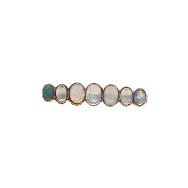 10K Yellow Opal Bar Pin *1 Chipped, 1 Cracked Dickinson Jewelers Dunkirk, MD