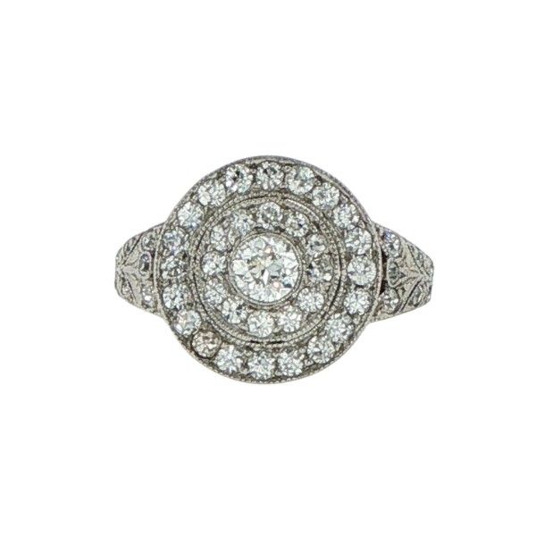 Platinum Art Deco Ring Dickinson Jewelers Dunkirk, MD
