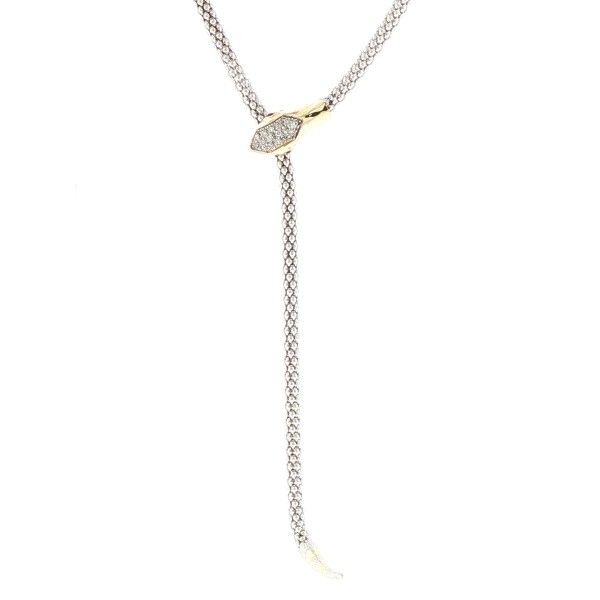 Estate Diamond and Ruby Snake Necklace Dickinson Jewelers Dunkirk, MD