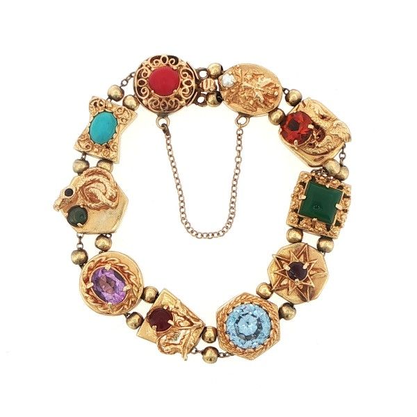 Victorian Revival Gemstone Slide Bracelet Dickinson Jewelers Dunkirk, MD