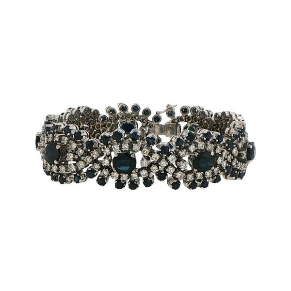 Diamonds and Sapphire Fancy Bracelet Dickinson Jewelers Dunkirk, MD