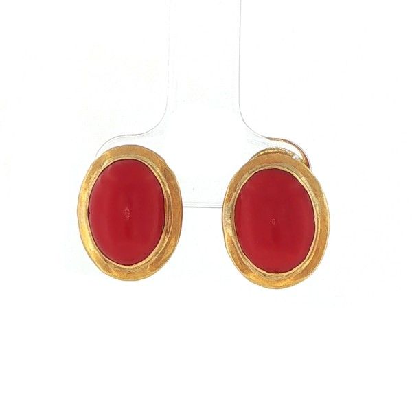 18ky Coral Earrings Dickinson Jewelers Dunkirk, MD