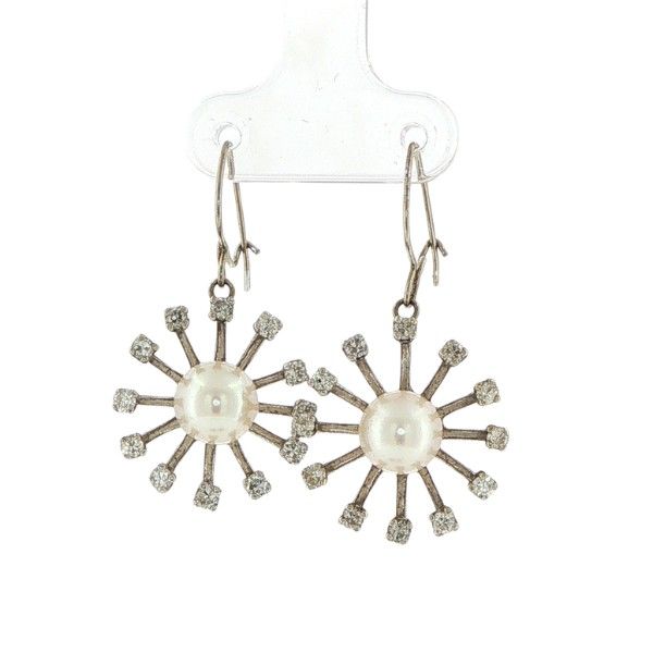 14Kt White Gold Pearl Earrings Dickinson Jewelers Dunkirk, MD