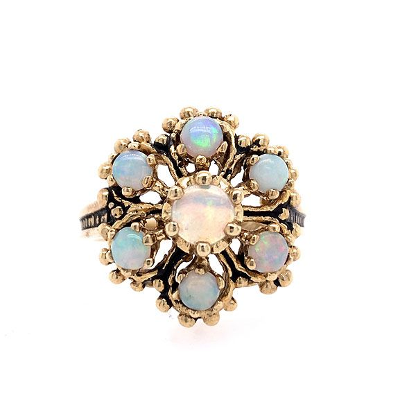 10k Yellow Gold Opal Ring Dickinson Jewelers Dunkirk, MD