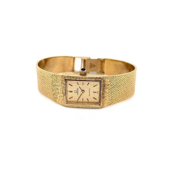 Women's 14k Yellow Gold Omega Watch Dickinson Jewelers Dunkirk, MD
