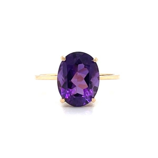 14k Yellow Gold Amethyst Ring Dickinson Jewelers Dunkirk, MD